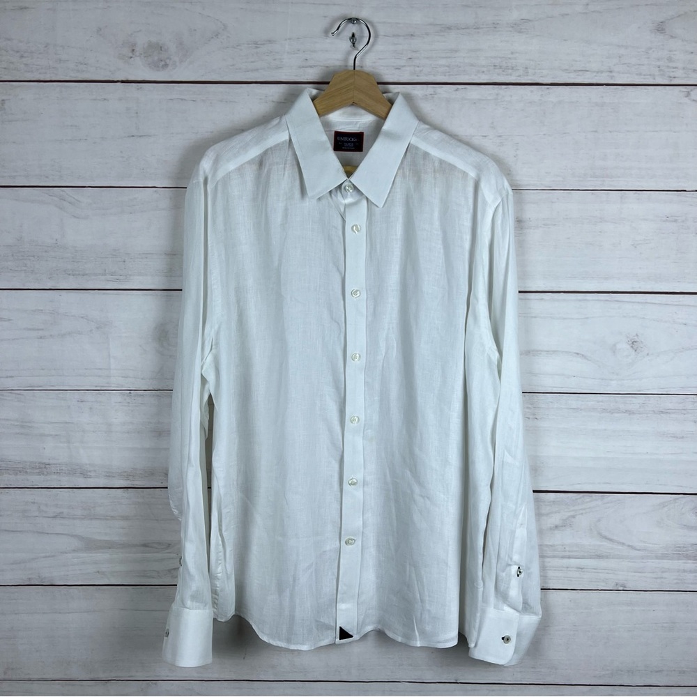 UNTUCKit White Dress Shirt for Men